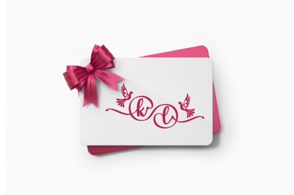 Couple Circle Monogram Font - Preview 3
