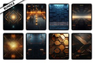 Digital Technology Background Bundle Graphic by Motin · Creative Fabrica