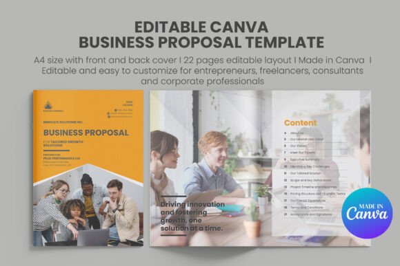 Editable Canva Business Proposal