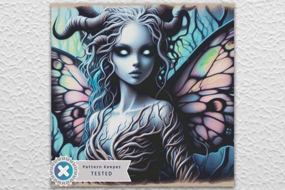 Fantasy Nymph Cross Stitch Pattern PDF
