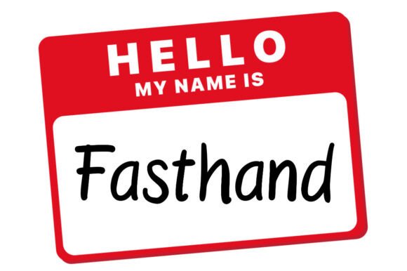 Fasthand Font - Preview 1