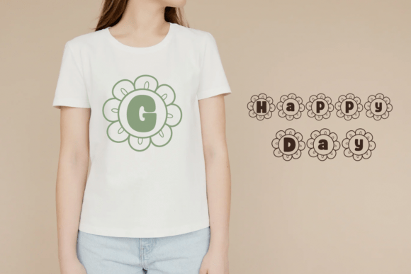 Flower Font - Preview 5