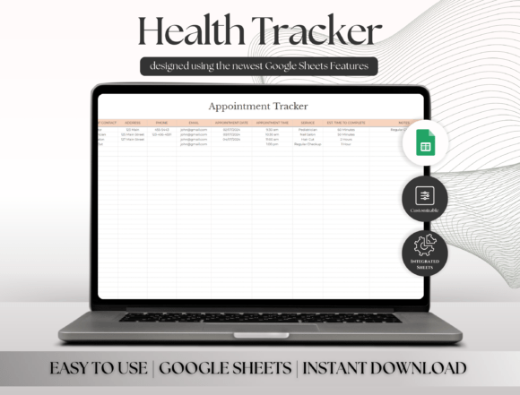 Health Tracker Spreadsheet