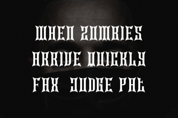 Jomac Font PNG with transparent background - Preview 3