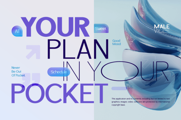 Malevice Pro Font PNG with transparent background - Preview 3