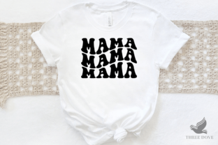 Mama Wavy SVG Graphic by Three Dove · Creative Fabrica