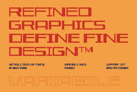 Metrole Font PNG with transparent background - Preview 4