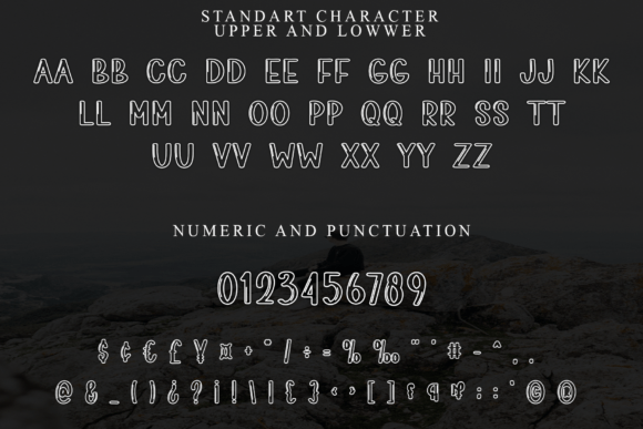 Milk Cream Font PNG with transparent background - Preview 2