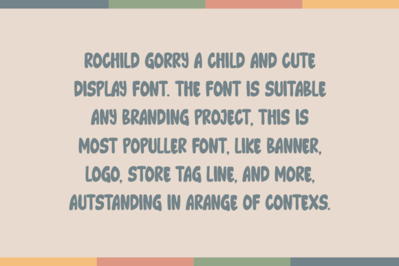 Rochild Font PNG with transparent background - Preview 1