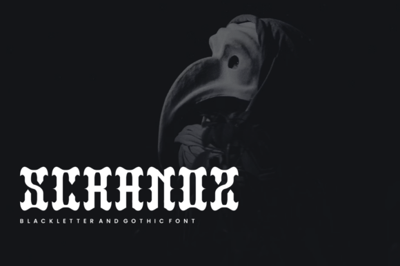 Scranoz Font PNG with transparent background - Preview 1