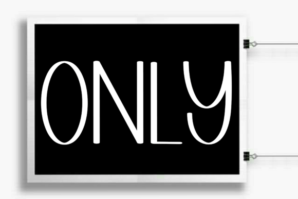 Simple Music Font PNG with transparent background - Preview 3
