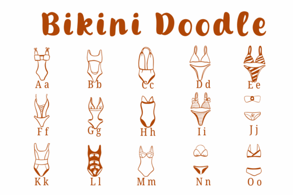 Bikini Doodle Font - Preview 1