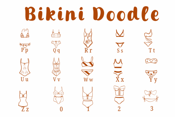 Bikini Doodle Font - Preview 2