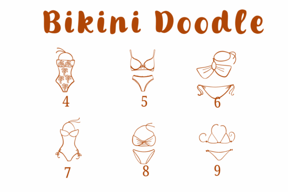 Bikini Doodle Font - Preview 3