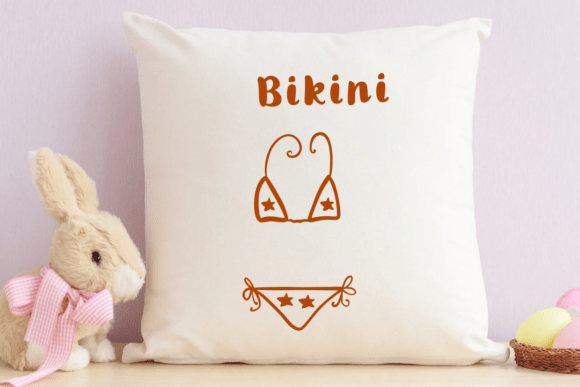 Bikini Doodle Font - Preview 6