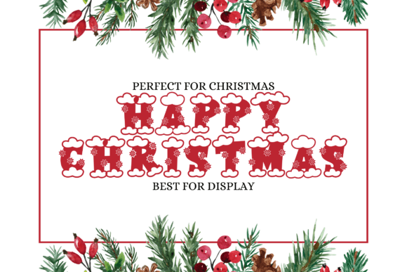 Christmas College Font - Preview 2