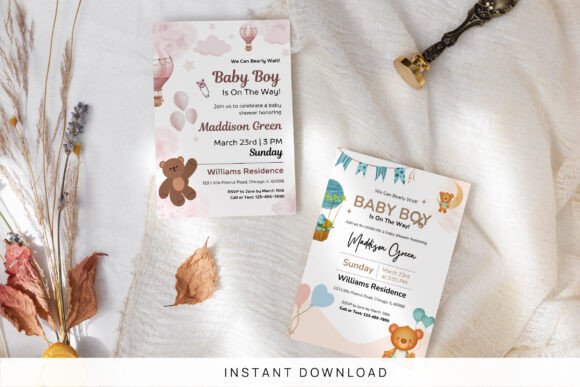 Gender Neutral Baby Shower Invitation