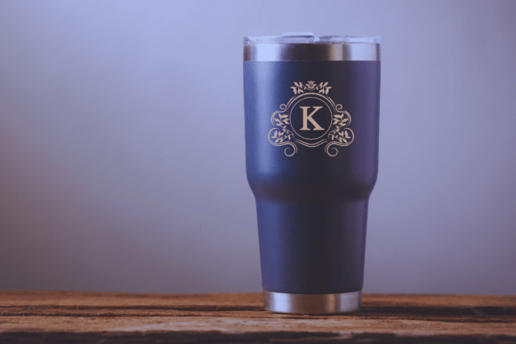 Luxury Monogram Font PNG with transparent background - Preview 4