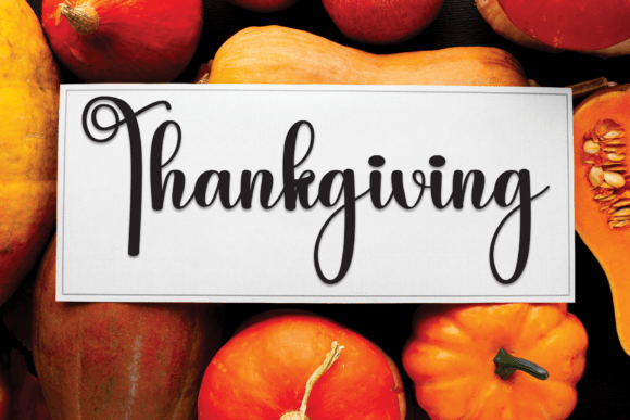 Simple Blooming Font PNG with transparent background - Preview 3