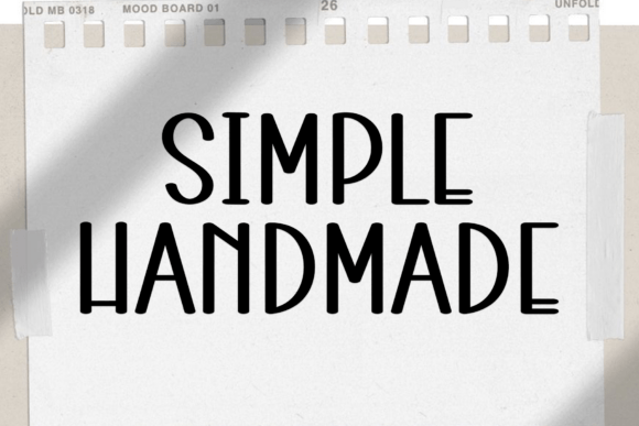Simple Comica Font PNG with transparent background - Preview 2