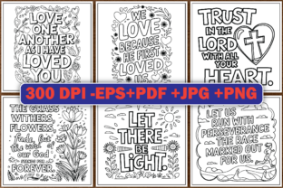 Bold and Easy Bible Verse Coloring Pages Graphic by Design Express ...