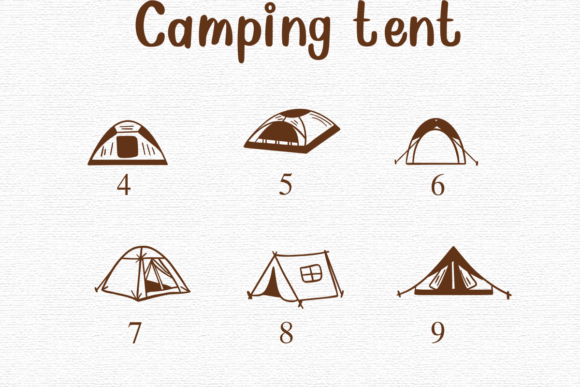 Camping Tent Font - Preview 3
