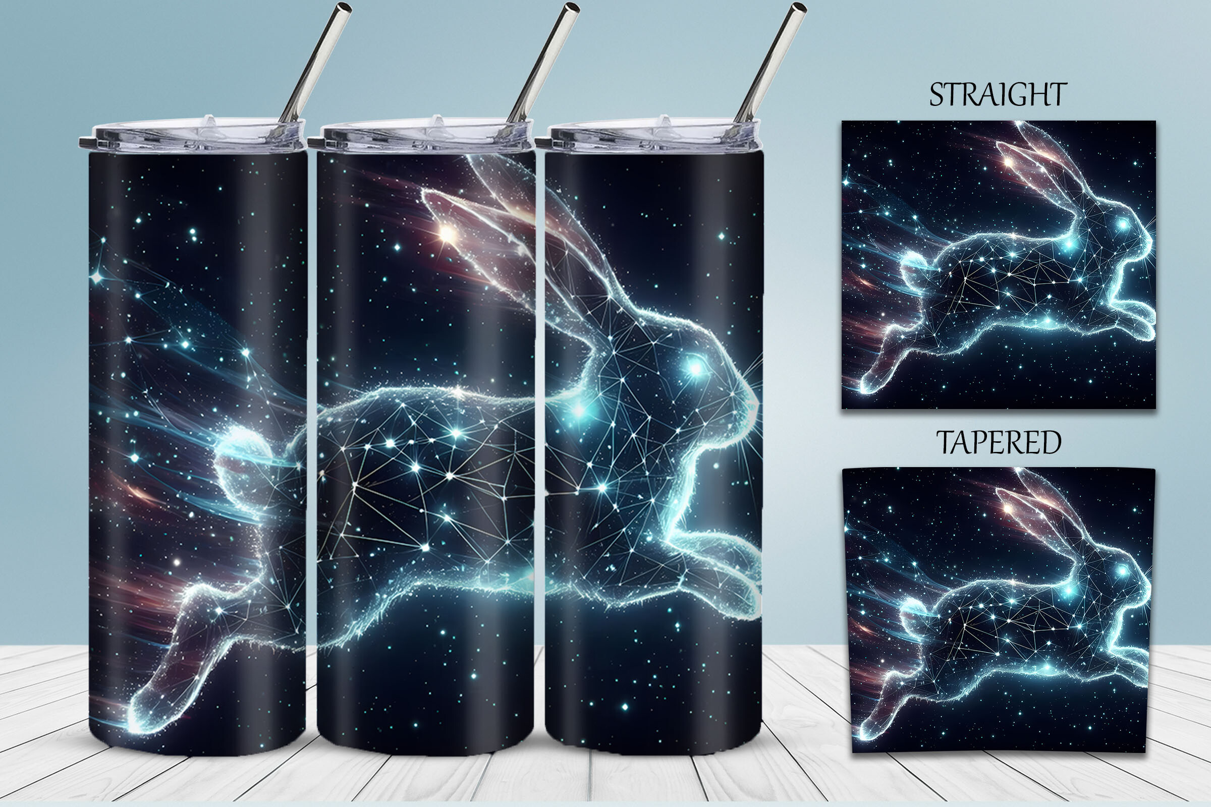 Cosmic Rabbit Constellation Glow Graphic by Venatus Designs · Creative ...