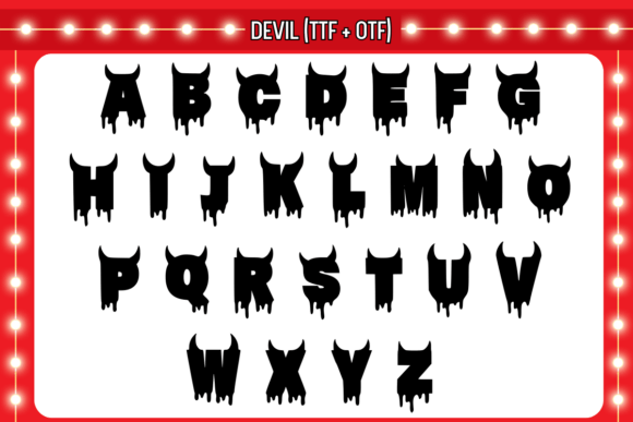 Devil Font - Preview 1