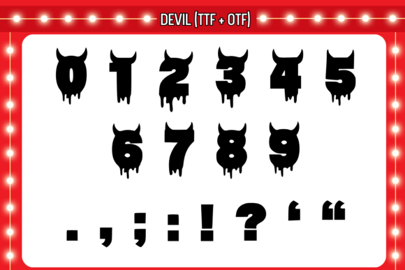 Devil Font - Preview 2