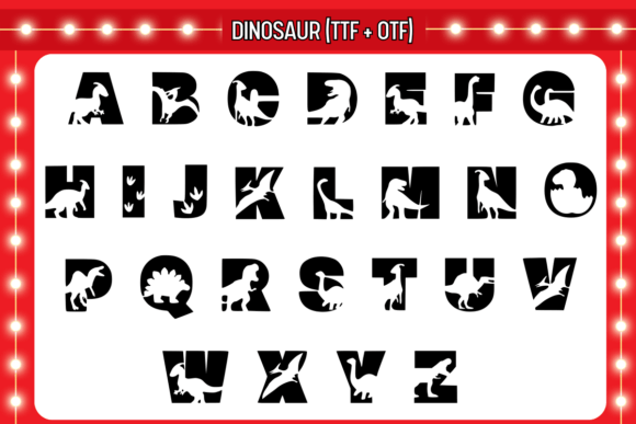 Dinosaur Font - Preview 1
