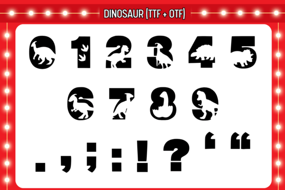 Dinosaur Font - Preview 2