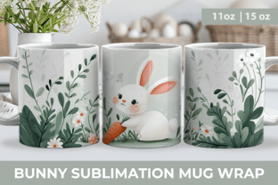 Easter Mug Wrap Bundle, Bunny Mug Wrap Graphic by KMarinaDesign ...