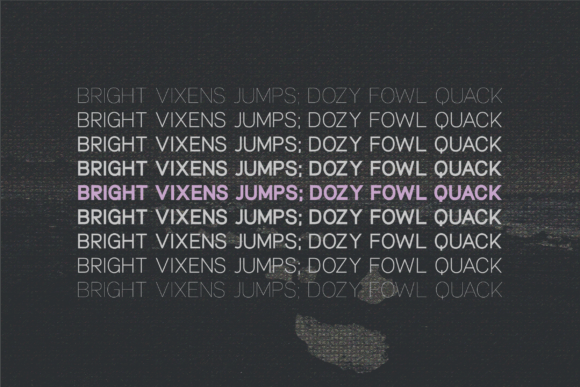 Echoline Font - Preview 3
