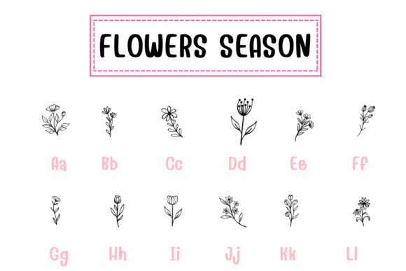 Flowers Season Font - Preview 1