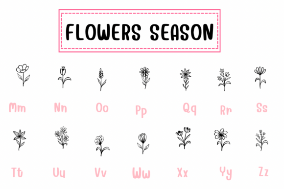 Flowers Season Font - Preview 2