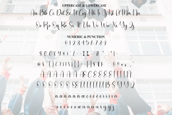 Graduation Font - Preview 6