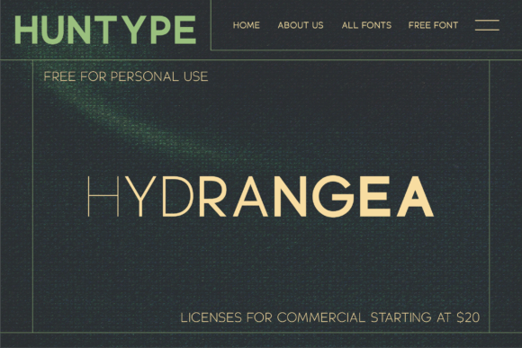 Hydrangea Font - Preview 1