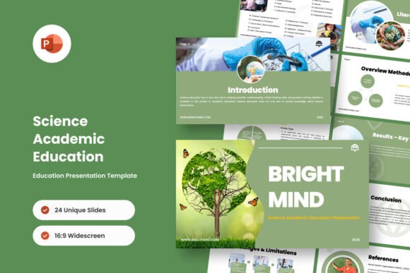 Preview of Innovative Science Presentation education presentation template