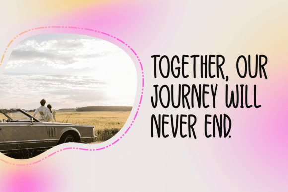 Joyful Journey Font PNG with transparent background - Preview 1