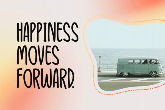 Joyful Journey Font PNG with transparent background - Preview 3
