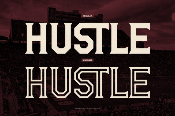 Latent Power Font font preview - 4