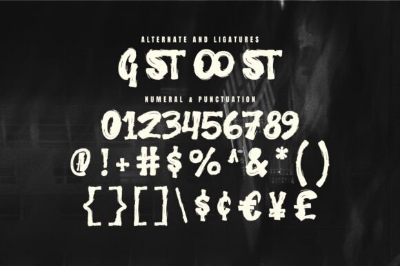 Lostin Grifes Font PNG with transparent background - Preview 6