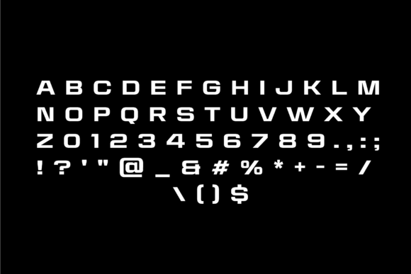 Machn Font PNG with transparent background - Preview 1