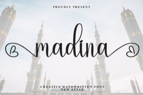 Madina Script & Handwritten Font By william jhordy