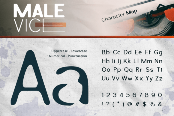 Malevice Inkbleed Font font preview - 1