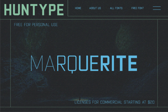 Marquerite Font font preview - 1