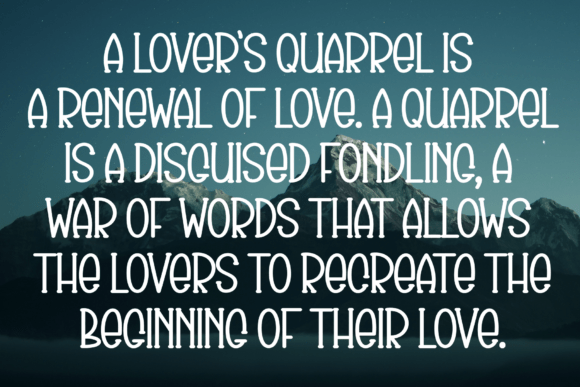 Midnight Delihtful Font font preview - 5