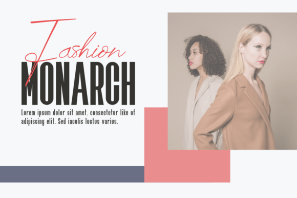 Monarch Signature Font PNG with transparent background - Preview 1