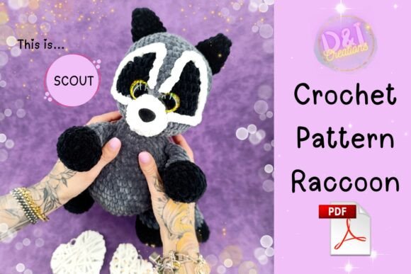 Raccoon Crochet Pattern Amigurumi Pdf