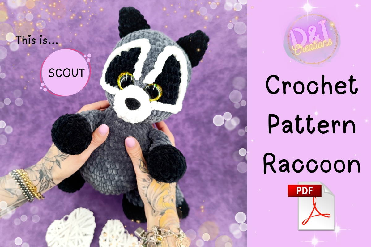 Raccoon Crochet Pattern Amigurumi Pdf